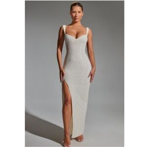 Oh Polly White Elegant Dress
